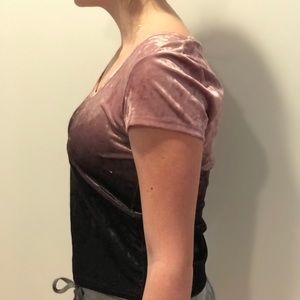 American Eagle velvet shirt